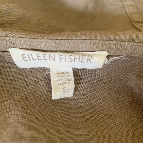 Eileen Fisher linen hooded anorak style jacket - Picture 12 of 12